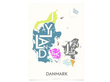 Danish Love Typographic City Posters  portrait 9