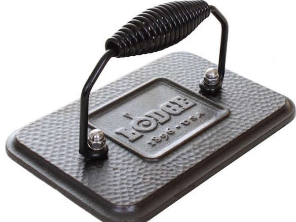 lodge logic cast iron grill press 8