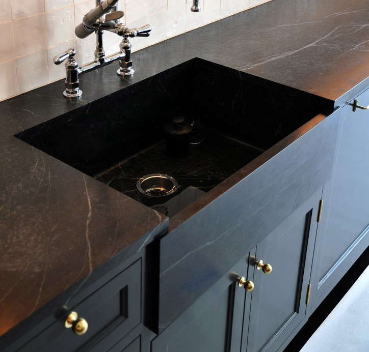 made llc black soapstone counters and sink 25