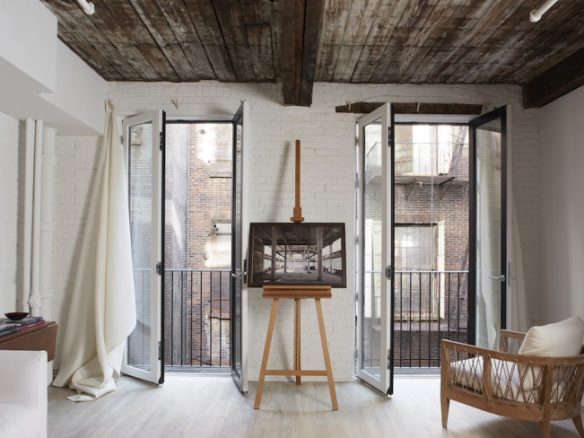 IndoorOutdoor Living in Paris A Windowless Warehouse Converted into a Family Loft Central Courtyard Included portrait 29