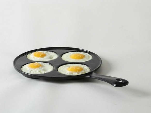 aga matte black cast iron egg fryer 8
