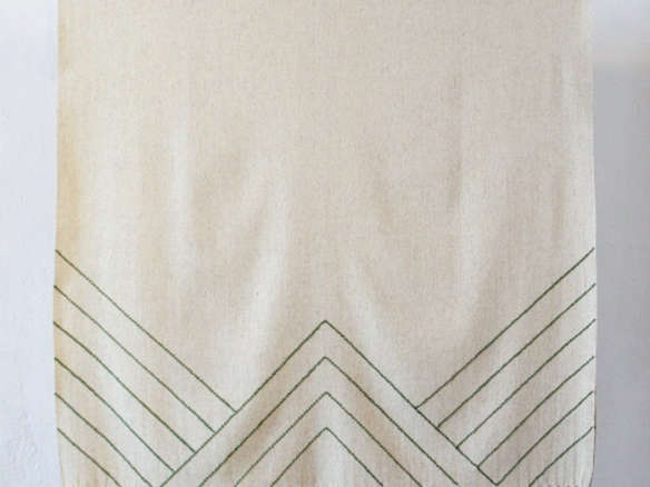 stella lines embroidered blanket triangle 8
