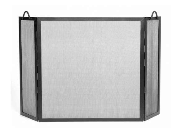 minuteman twisted rope wrought iron fireplace screen 8