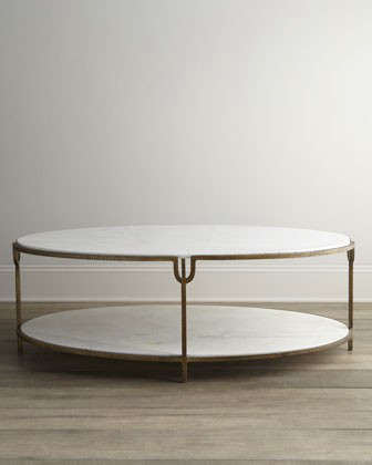 “olivia” marble top coffee table 8