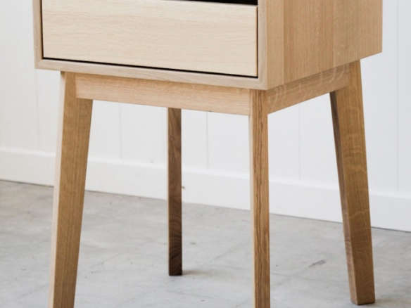 two in stock – solid quarter sawn white oak nightstand 8