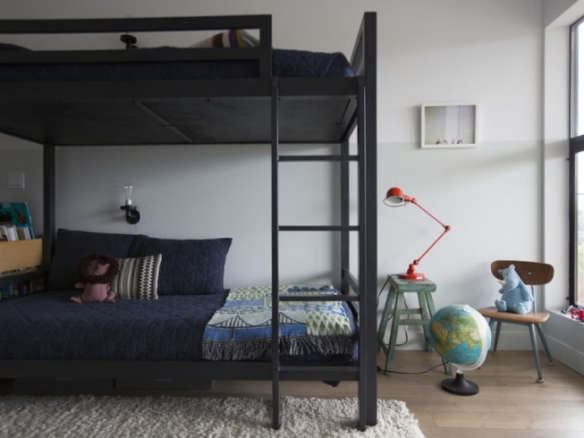industrial loft twin over twin bunk bed 8