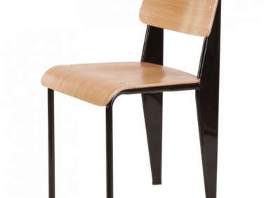 Replica Jean Prouve Black Standard Chair A  