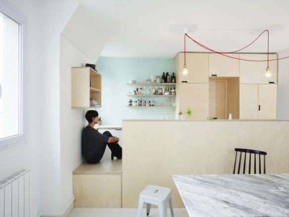 Architectural Feats in a Paris Duplex portrait 34