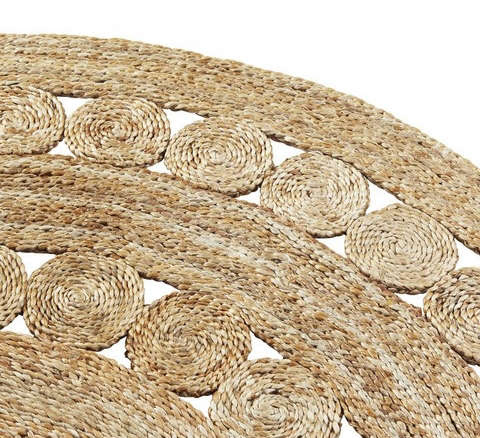 flower weave: dandelion rug 8