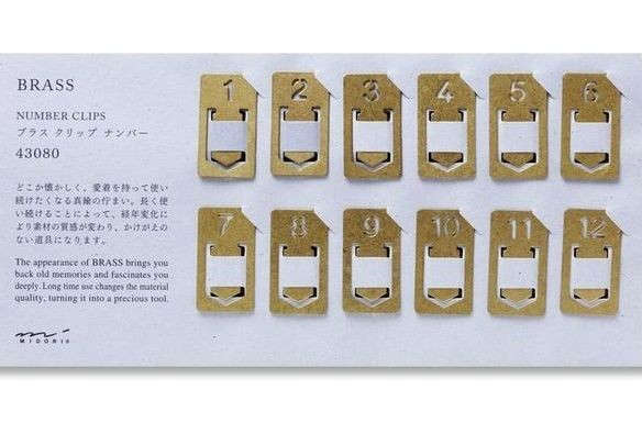 brass number clips 8