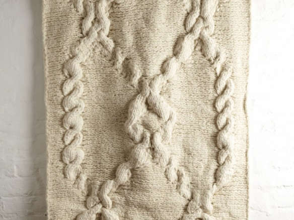 the good shepherd’s hand knit cable throw 8