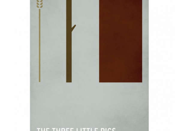 christian jackson – three little pigs story poster 8