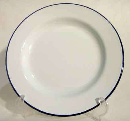 vintage white dinner plate 8
