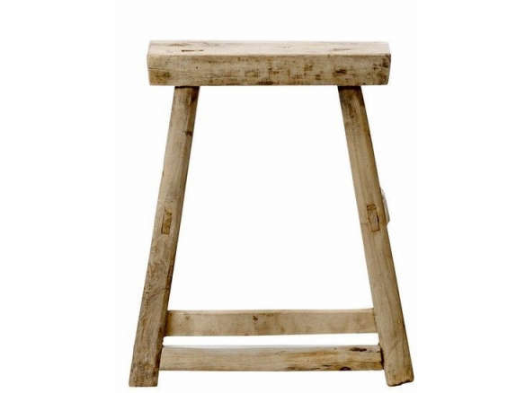 antique elm wooden stools 8