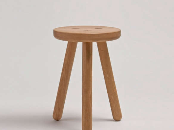 Wooden Truss Side Table portrait 14