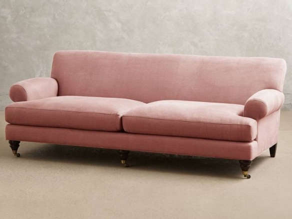 linen willoughby sofa, hickory 8