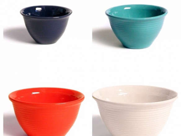 bauer pottery bowl set 8