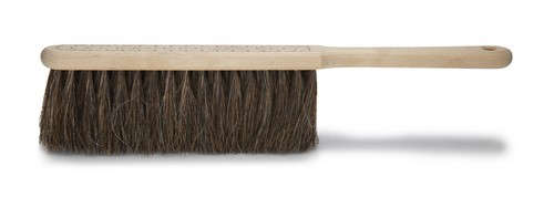 Oiled beech and horsehair brush and dustpan set portrait 19