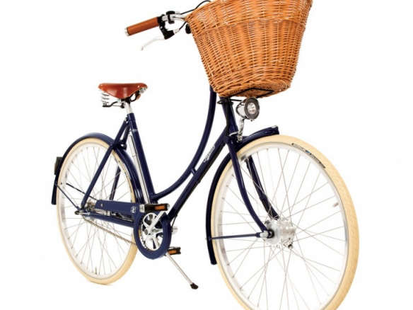 Lastu Bike Basket including Frame  Birch Basket with Grey Felt Handles portrait 13