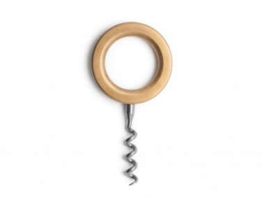 bronze corkscrew wine opener design  