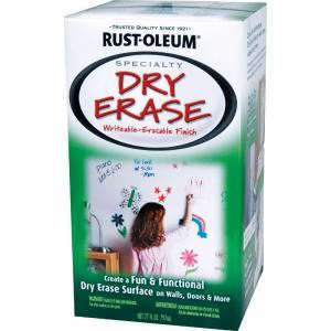 rust oleum’s specialty dry erase paint kit 8