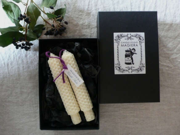 Trend Alert Short and Stout Beeswax Candles for Long Winter Nights portrait 40