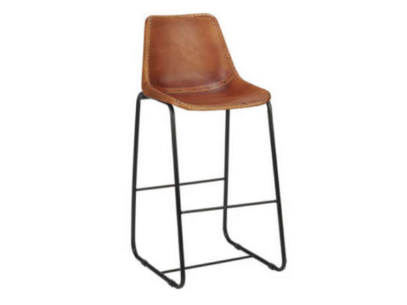roadhouse leather 30 in. bar stool 8