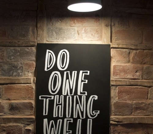 do one thing well 8