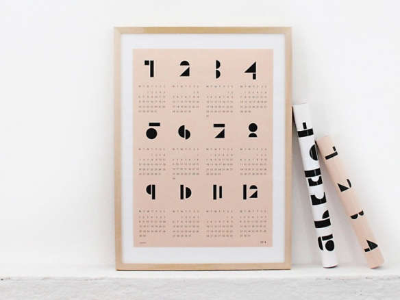 snug studio’s graphical wall calendar 8