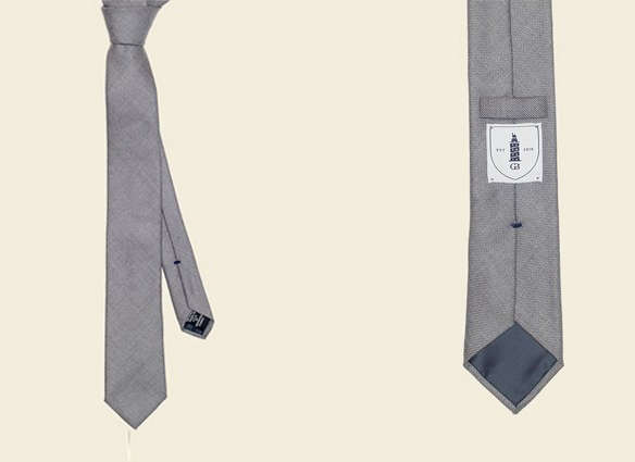 GB Percebe Grey Tie portrait 3