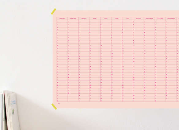 snug.memo calendar 2015 – pink 8