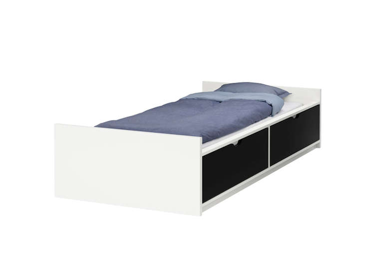 Flaxa Bed Frame With Storage, High Twin Bed Frame Ikea