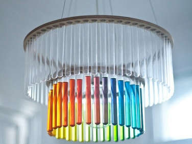 Garden in the Sky Test Tube Chandeliers from Poland portrait 7