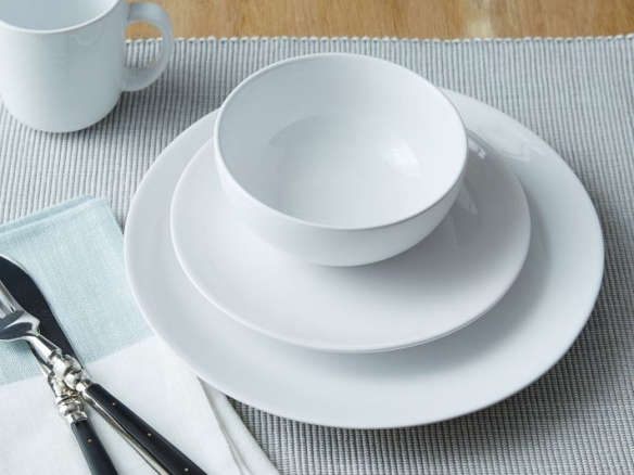 pattern palette dinnerware set – solid white 8