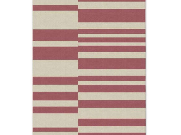 offset stripe wool dhurrie 8