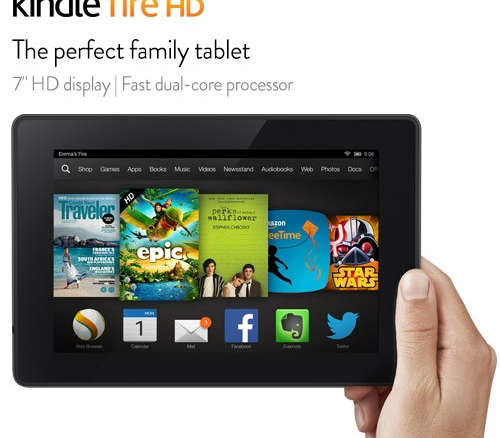 Kindle Fire 7 in HD Tablet portrait 3