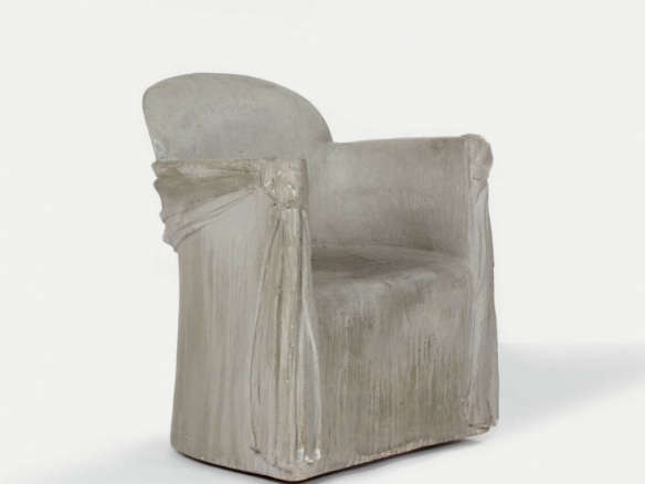 jonathan burden cast plaster resin armchair 8