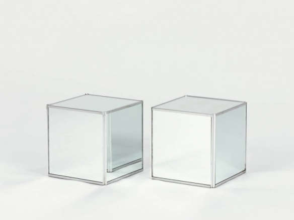 las venus pair of mirrored cube tables 8