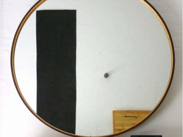 leather round mirror 8