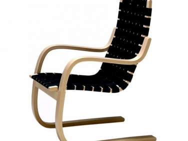 lg Artek Chairs Armchair 406 artek armchair 406 black  