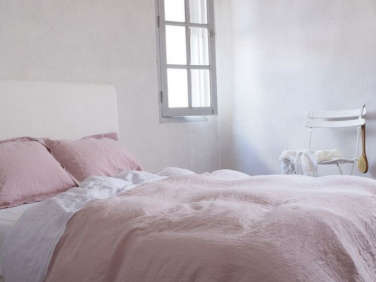 linen works pink sheet  