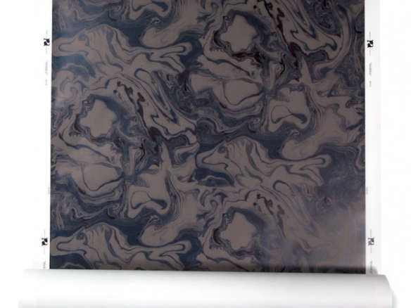 marble clay blue wallpaper 8