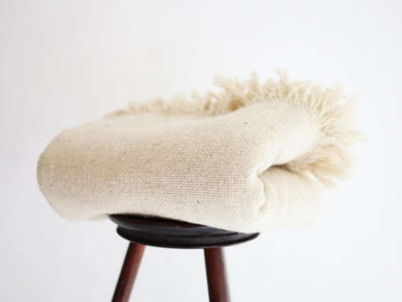 throw, thick white wool 8