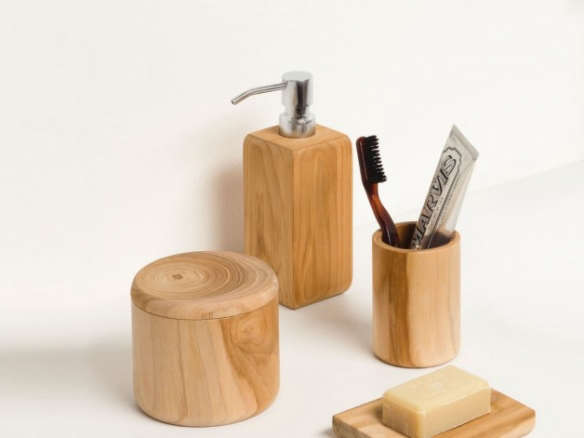 Retro Bath Accessories Handmade Natural Wood Soap Dish/Soap Holder Dispensers 
