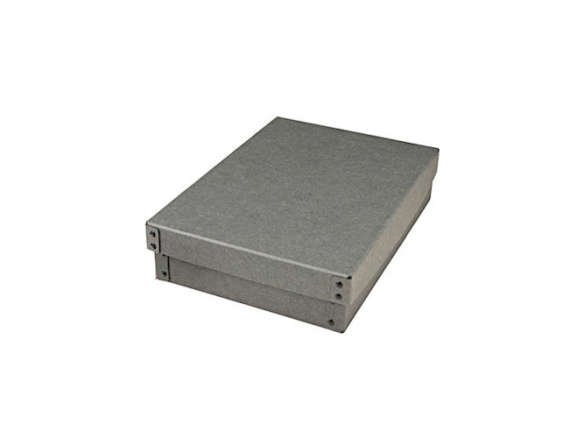hard pulp box with lid shallow 8