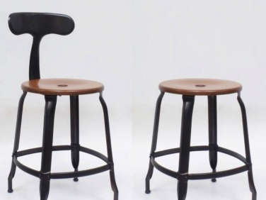 Design Sleuth Industrial Kitchen Stools from Nicolle in France portrait 8