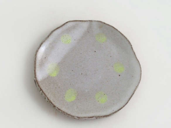 polka dots green – tapas plate 8