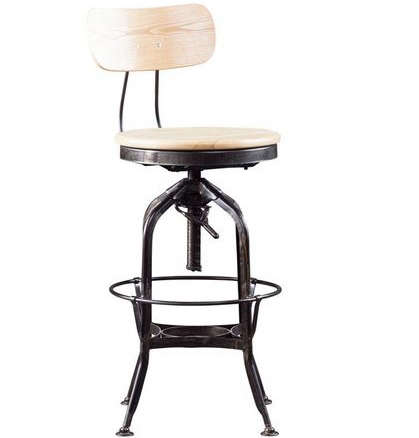 plywood bar stool – dark coffee 8