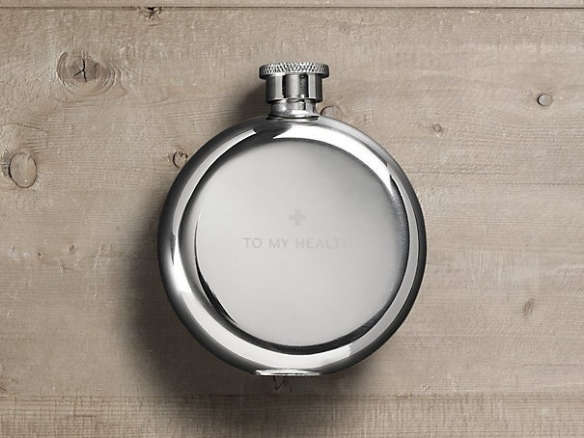 “to my health” steel flask 8