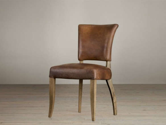 adèle leather side chair 8
